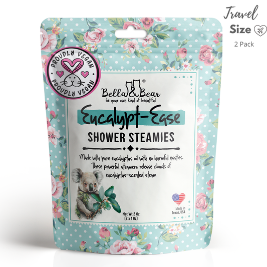 Eucalypt-Ease Shower Steamers with Essential Oils Mini Pack